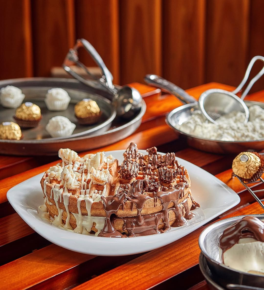 وافل شيكولاتة